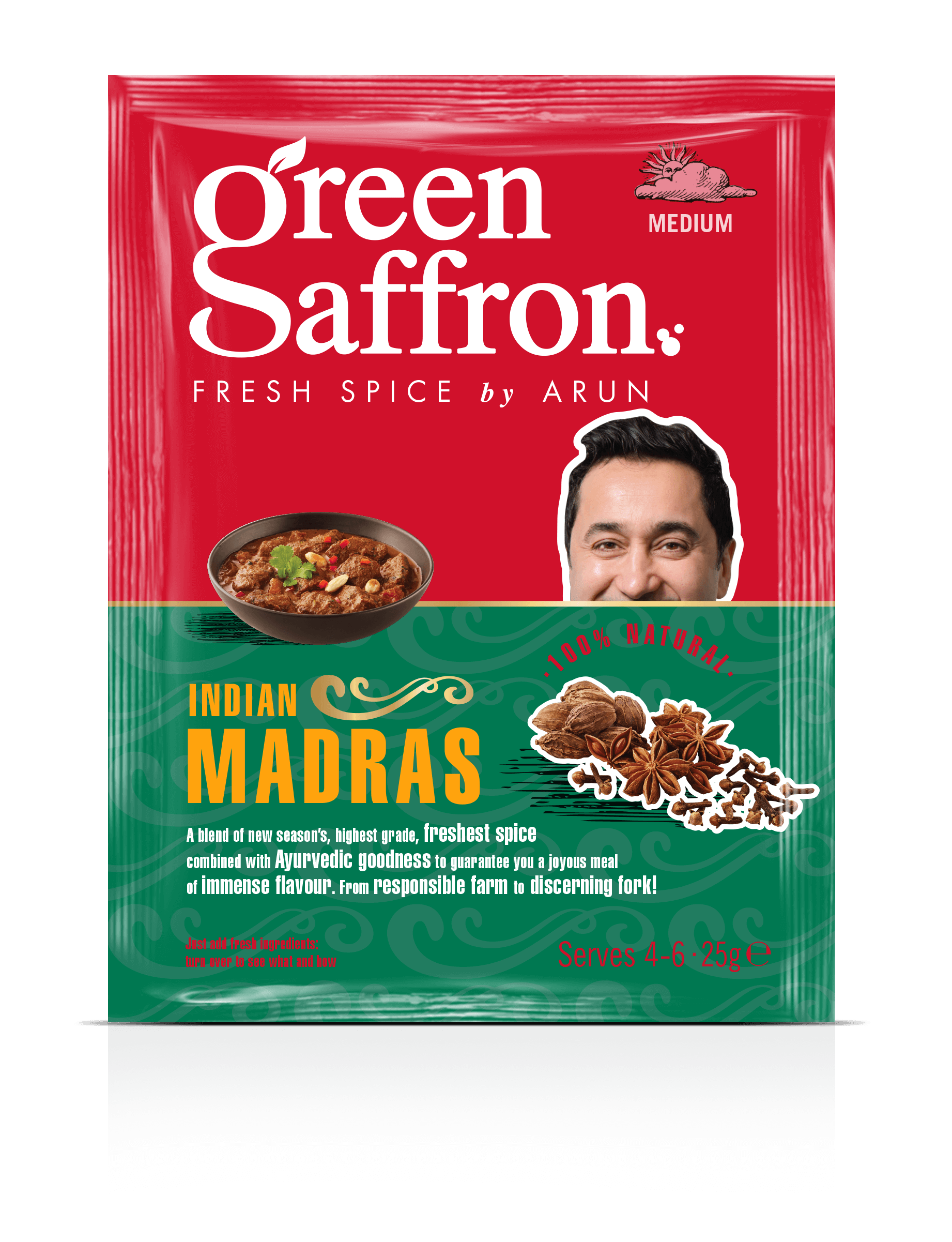 Green Saffron freshest Madras spice sachet